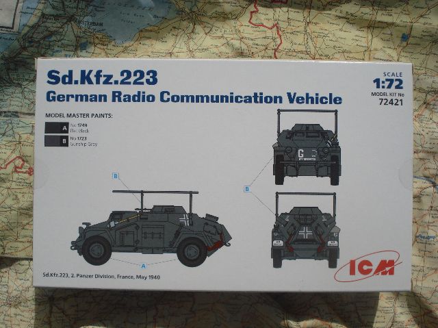 ICM72421  Sd.Kfz.223 German Radio Communication Vehicle